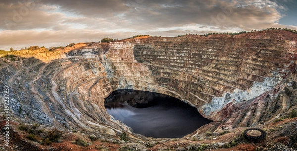 Fototapeta Open-pit mine