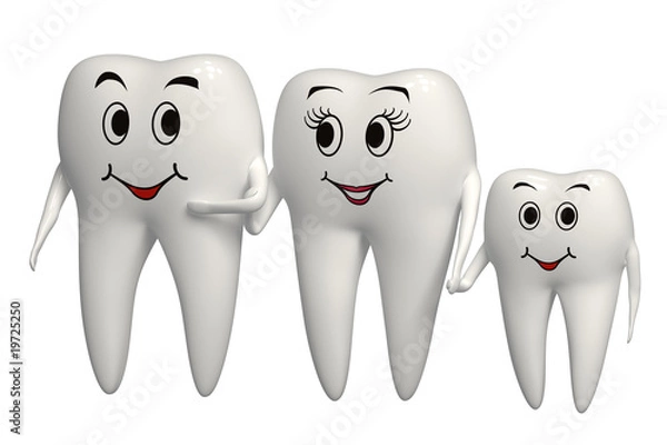 Obraz Tooth family