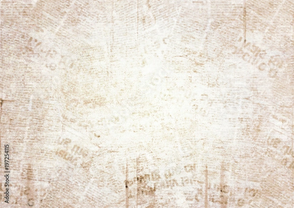 Obraz Old grunge newspaper texture background