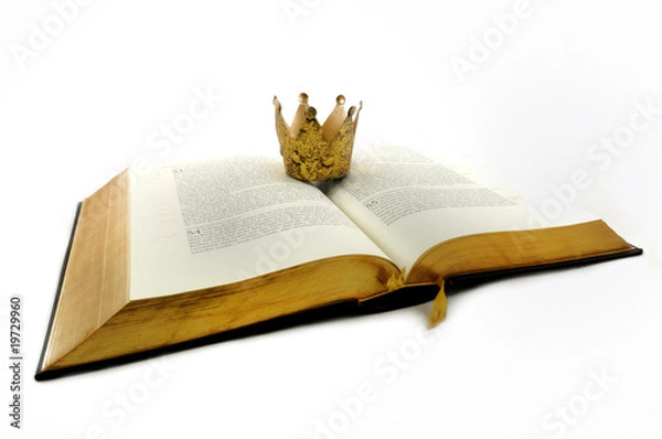 Obraz Bibel und Krone