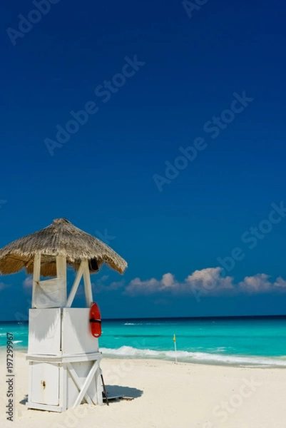 Obraz Cancun Beach and guards