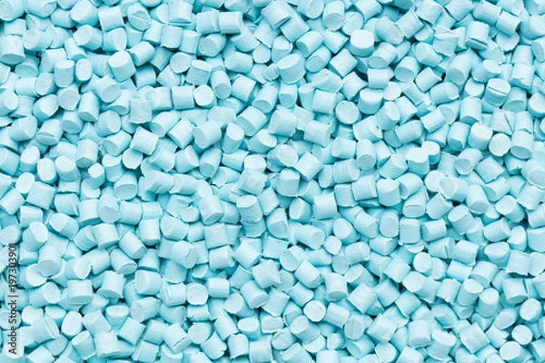Obraz pastel blue plastic resin ( Masterbatch ) background