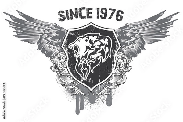 Obraz vintage emblem