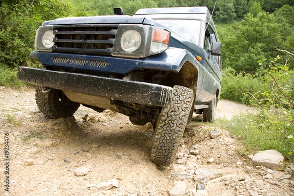 Fototapeta 4x4 Fahrt