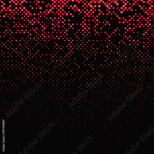 Obraz Abstract diagonal square pattern - vector tiled mosaic background graphic design