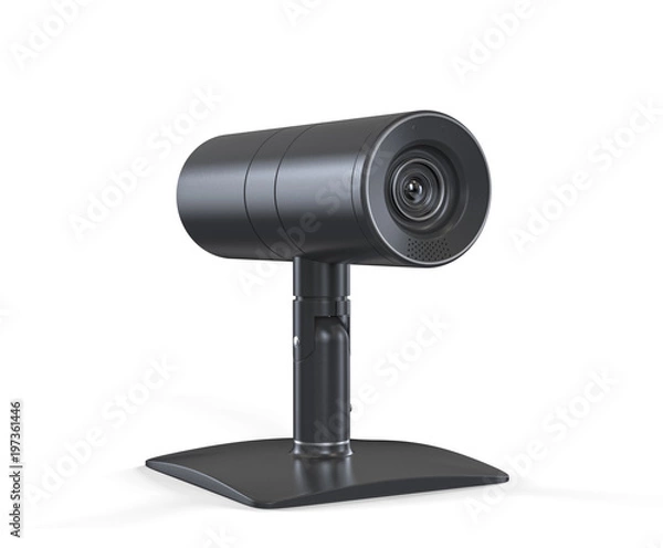 Fototapeta Surveillance Camera isolated 3d illustration