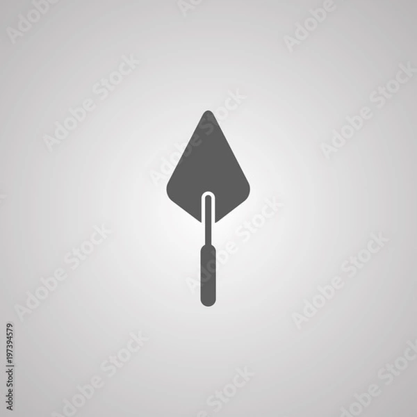 Fototapeta Simple icon trowel.