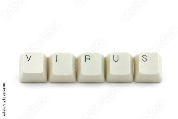 Fototapeta computer virus