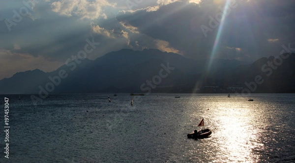 Obraz See and dark sky