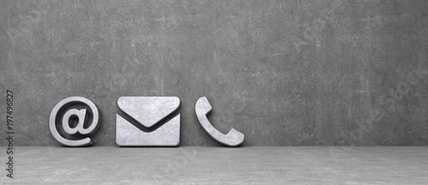 Obraz Ikony kontaktu