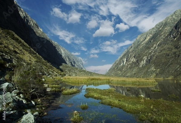 Fototapeta lake and mountain