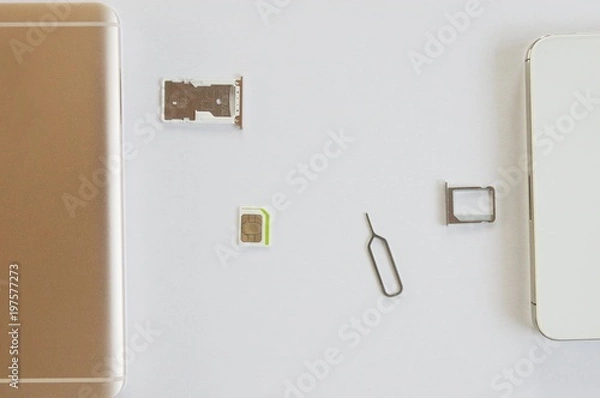 Fototapeta SIMカード交換