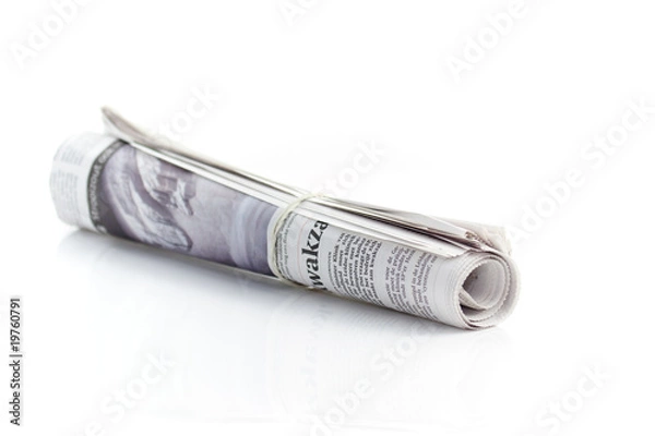 Obraz Zwinięta gazeta
