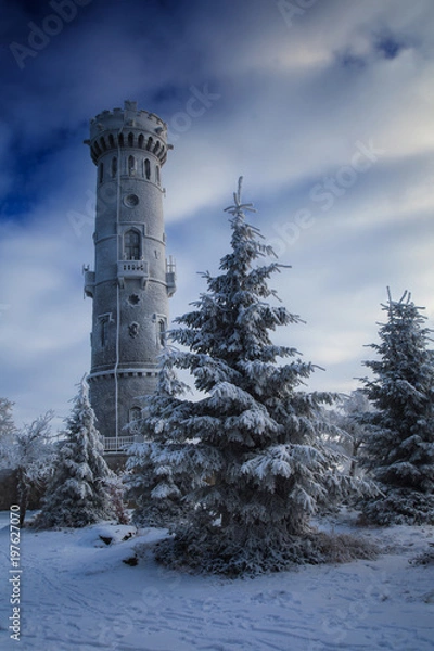 Obraz Tower on a winter season