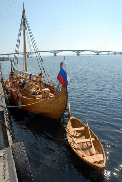 Obraz volga, sailing vesse