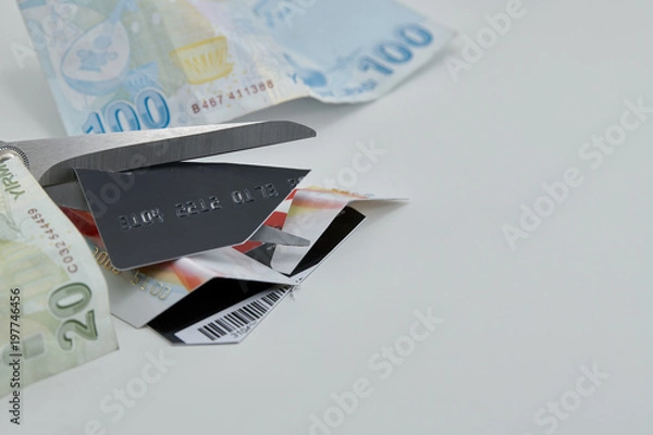 Obraz credit card cut