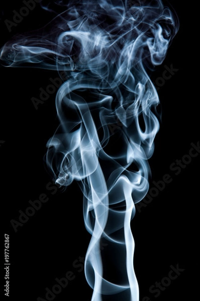 Fototapeta Unique white smoke pattern