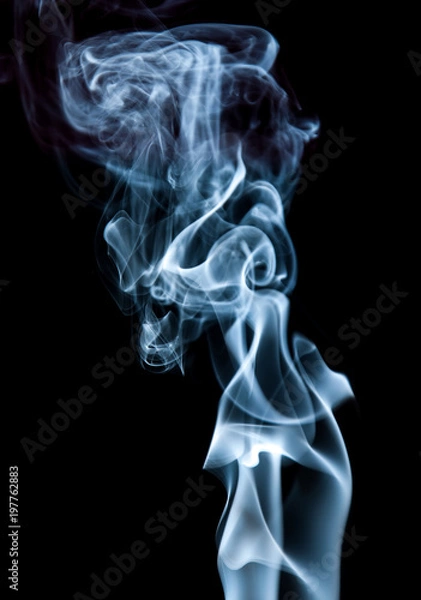 Fototapeta Unique white smoke pattern