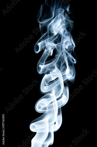 Fototapeta Unique white smoke pattern