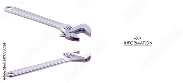 Fototapeta Construction key set pattern