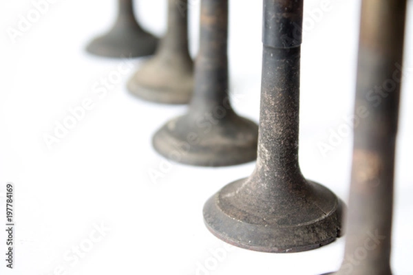 Obraz  old engine valves