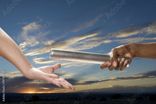 Obraz Baton Handoff