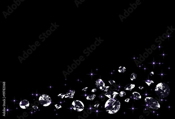 Obraz Tło diamentowe