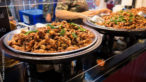 Obraz Crispy Chicken Skin.