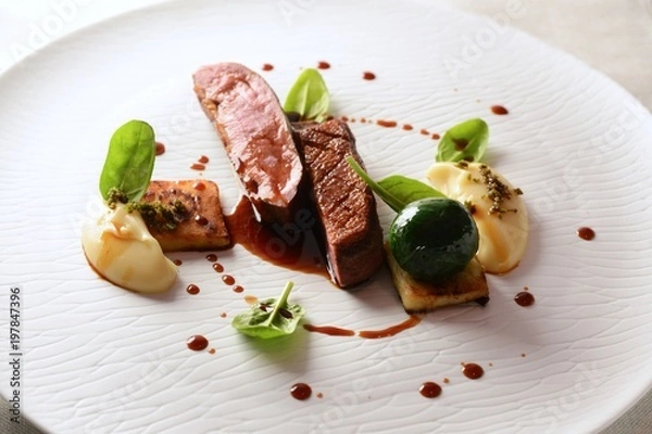 Obraz 肉料理、グリル、ステーキ、煮込み