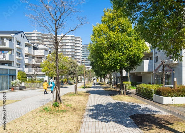 Fototapeta 閑静な住宅街