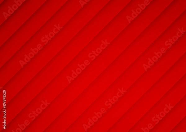 Obraz Abstract red vector background with stripes
