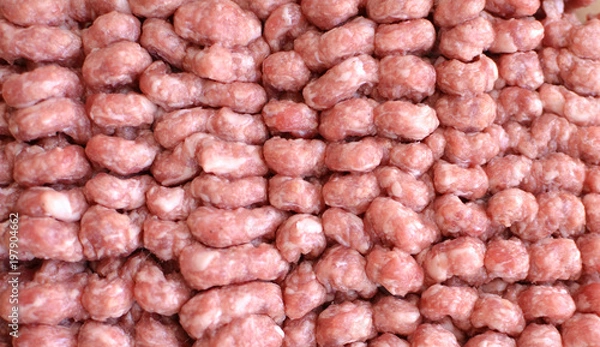 Fototapeta raw minced meat