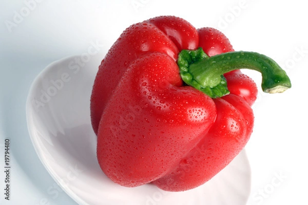 Obraz Sweet pepper on a plate.
