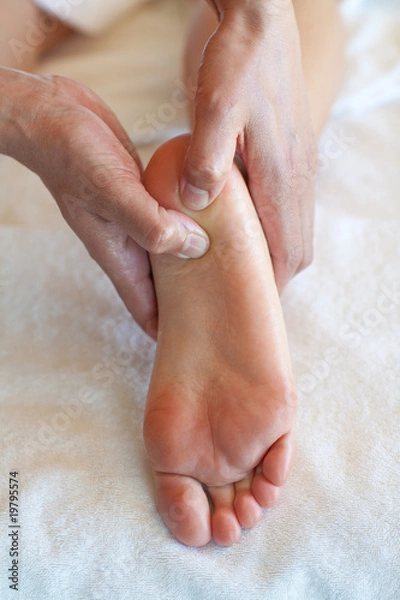 Obraz Fusszonenmassege