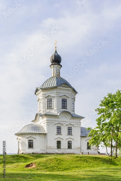 Fototapeta Church of the Exaltation of the Cross of the Lord in the Nilo-Stolobenskaya Desert Monastery