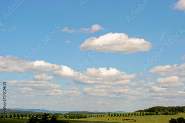 Fototapeta Landschaft in Thüringen