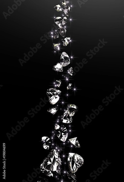 Obraz ダイヤモンドの背景