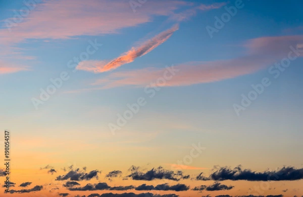 Fototapeta Clouds at sunset
