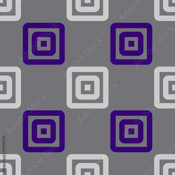 Obraz Strong rectangular seamless pattern. Strict line geometric pattern for your design.