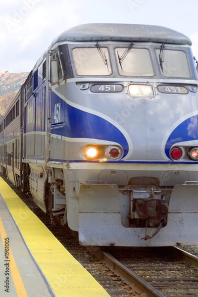 Fototapeta train at station