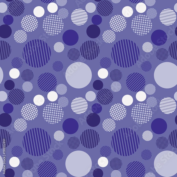 Fototapeta Earth sky view seamless pattern. Suitable for screen, print and other media.