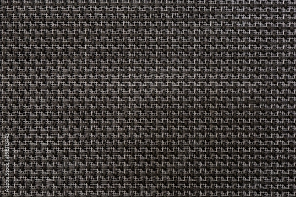 Fototapeta fabric acoustic mesh for speaker amplifier protection. Close up texture
