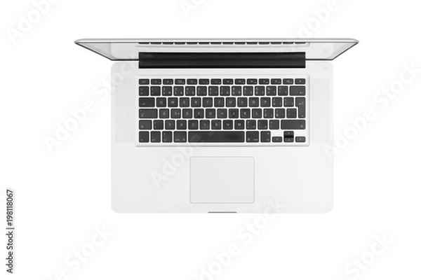 Obraz Modern laptop isolated on white background