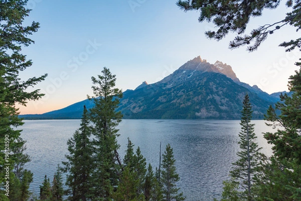 Fototapeta Tetons Over Jenny Lake