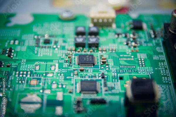 Fototapeta electronic circuit board