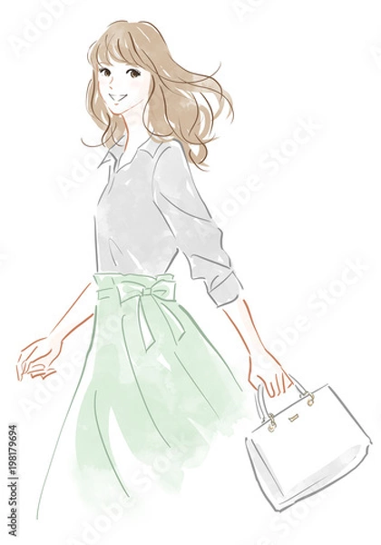 Obraz おしゃれな女性