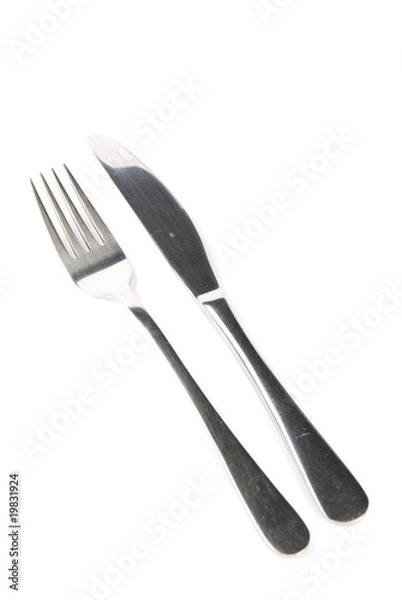 Fototapeta Fork and knife