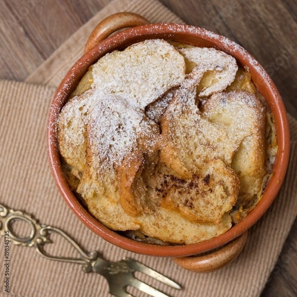 Obraz Bread and butter pudding