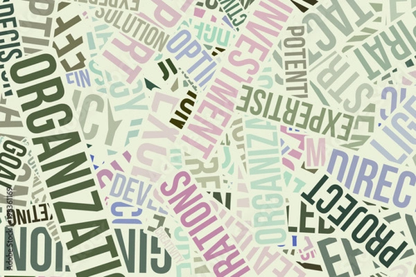Obraz Business word cloud