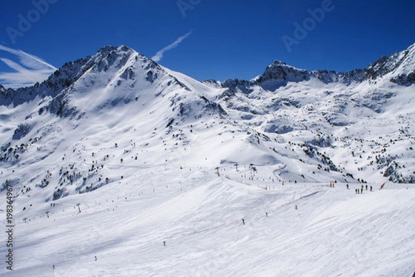 Obraz горнолыжный курорт